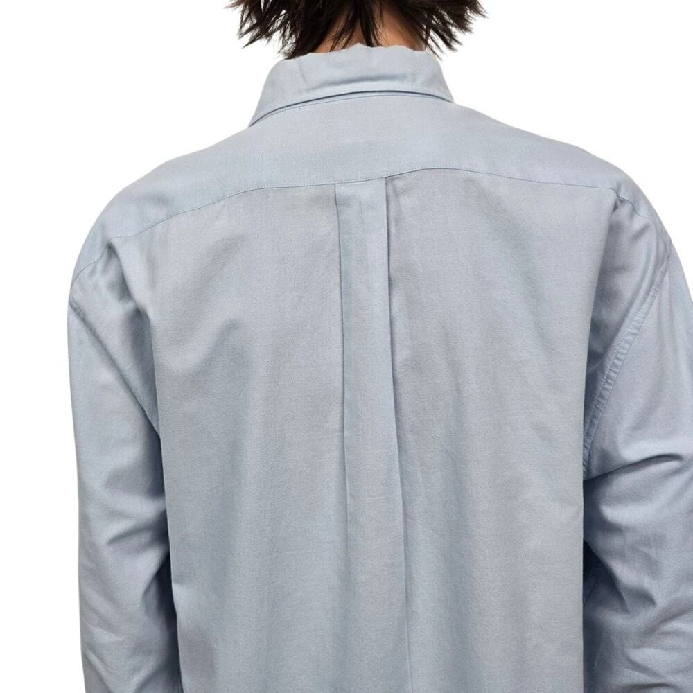 Vintage Ralph Lauren Jeans Co RL USA Flag Shirt Men XXL 2XL Long Sleeve Blue 90s - Picture 12 of 14